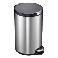 EKO Artistic step bin 20 ltr - mat RVS