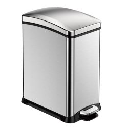 EKO New Rejoice Step Bin 15 ltr - mat RVS