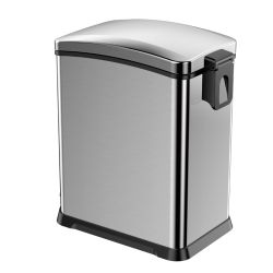 EKO New Rejoice Step Bin 15 ltr - mat RVS