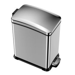 EKO New Rejoice Step Bin 15 ltr - mat RVS