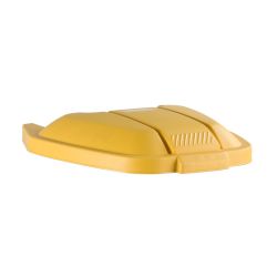 Rubbermaid Deksel mobiele container - geel