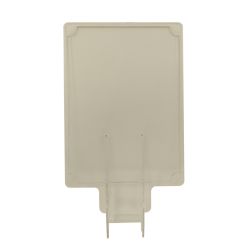 Rubbermaid Slim Jim recycling panel - transparant