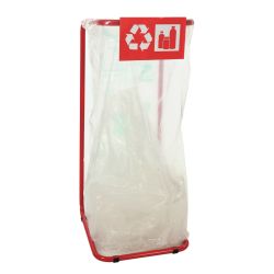 Stickerset afvalscheiding - blauw, rood