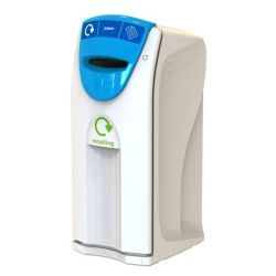 Maxi Envirobin met papieropening/ 140 ltr - grijs/ blauw