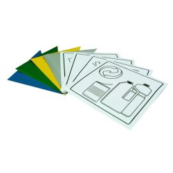 Hailo ProfiLine recycling pedaalemmer met binnenemmer 40 ltr - witaluminium/grijs