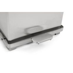 Industriële pedaalemmer 27 ltr - mat RVS