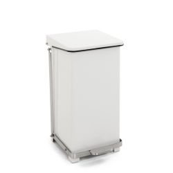 Industriële pedaalemmer 45 ltr - wit