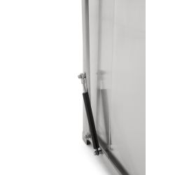 Industriële pedaalemmer 152 ltr - mat RVS
