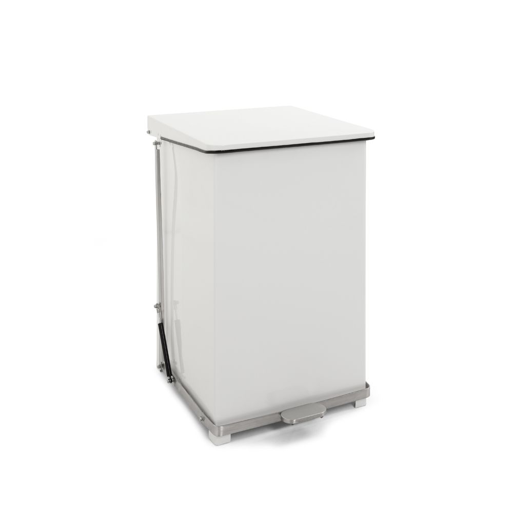 Industriële pedaalemmer 152 ltr - wit