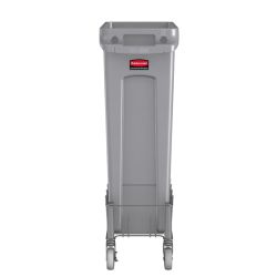 Rubbermaid Slim Jim enkelvoudige RVS dolly - RVS
