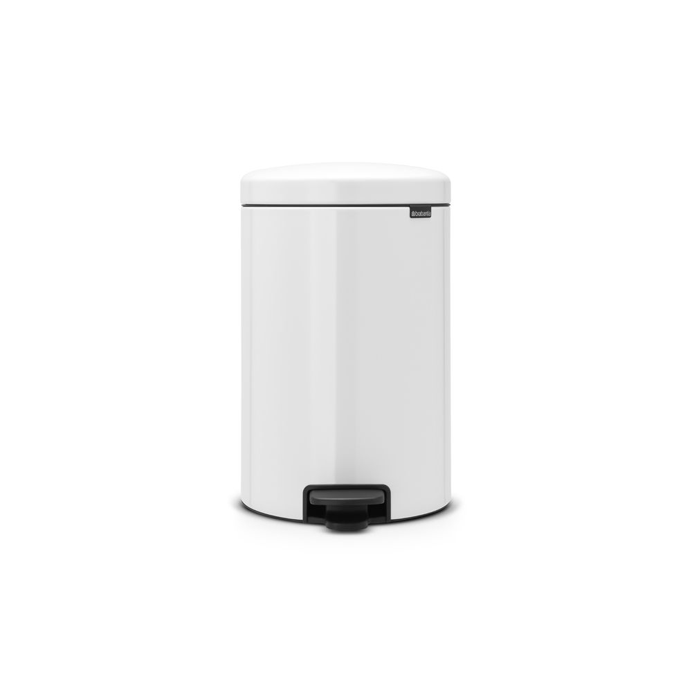 Brabantia Pedaalemmer newIcon 20 ltr met metalen binnenemmer - wit