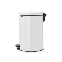 Brabantia Pedaalemmer newIcon 20 ltr met metalen binnenemmer - wit