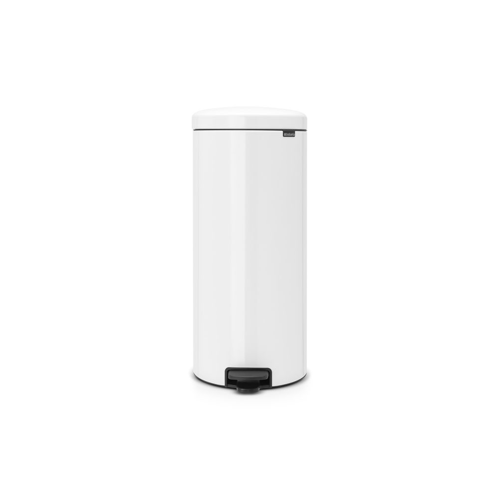 Brabantia Pedaalemmer newIcon 30 ltr met metalen binnenemmer - wit