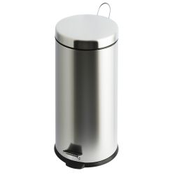 Pedaalemmer 30 ltr - RVS