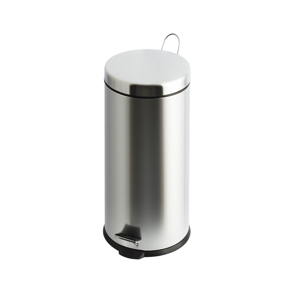Pedaalemmer 30 ltr - RVS
