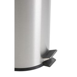 Pedaalemmer 30 ltr - mat RVS