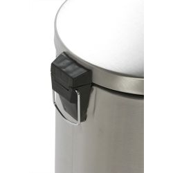 Pedaalemmer 30 ltr - mat RVS