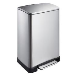 EKO Pedaalemmer E-Cube 40 ltr - mat RVS