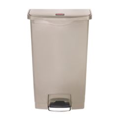 Rubbermaid Slim Jim Step On container Front Step kunststof 68 ltr - beige