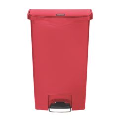 Rubbermaid Slim Jim Step On container Front Step kunststof 68 ltr - rood