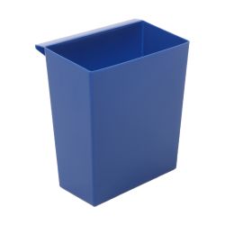 Inzetbakje voor vierkant tapse papierbak - blauw