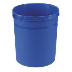 Kunststof papierbak, 18 ltr - blauw