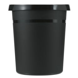 Kunststof papierbak, 18 ltr - zwart