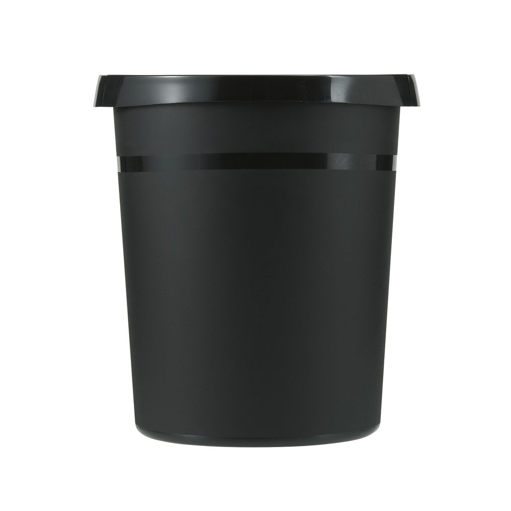 Kunststof papierbak, 18 ltr - zwart
