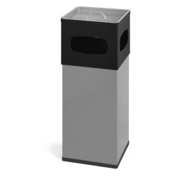 Aluminium as-papierbak - aluminium/ zwart