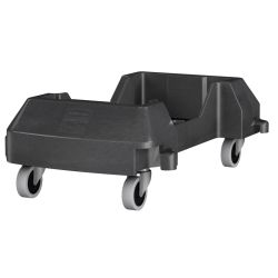 Rubbermaid Slim Jim koppelbare kunststof dolly - zwart