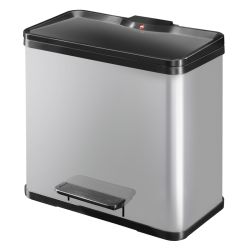 Hailo Öko Trio Plus 3x 11 ltr - zilver/zwart