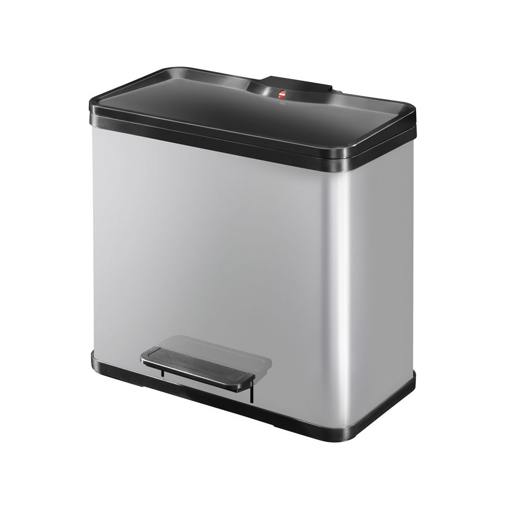 Hailo Öko Trio Plus 3x 11 ltr - zilver/zwart