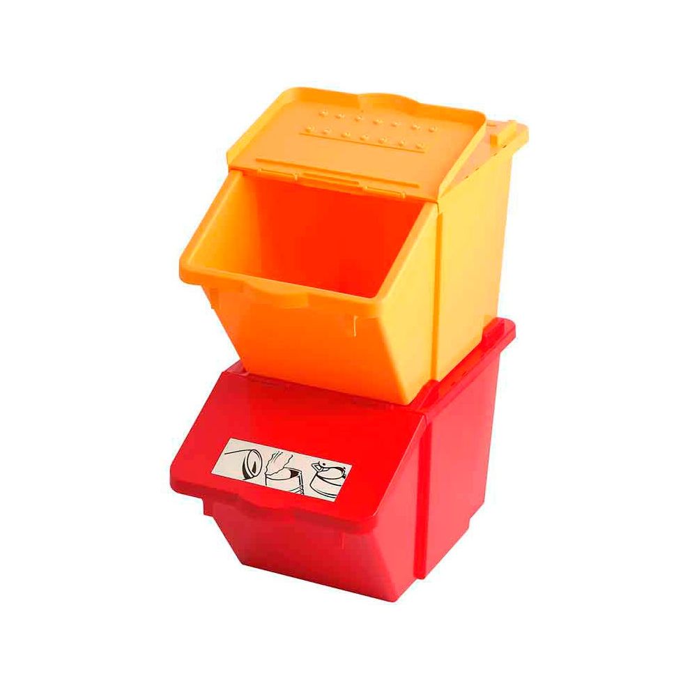 Recyclingbox - geel