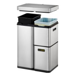 EKO Mirage recycler plus sensor 30+14,5+14 ltr - mat RVS