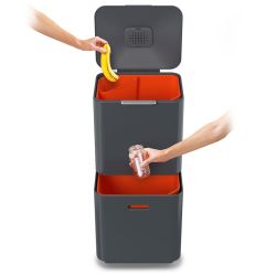 Joseph Joseph Intelligent Waste Bin Totem Max 60 ltr - grafiet