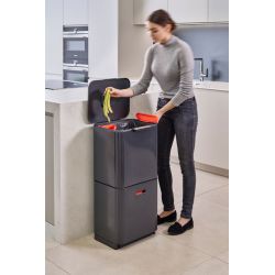 Joseph Joseph Intelligent Waste Bin Totem Max 60 ltr - grafiet