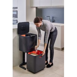 Joseph Joseph Intelligent Waste Bin Totem Max 60 ltr - grafiet