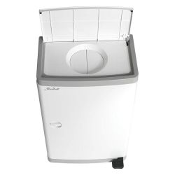 Janibell Luier pedaalemmer 43 ltr - wit