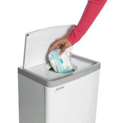 Janibell Luier pedaalemmer 43 ltr - wit