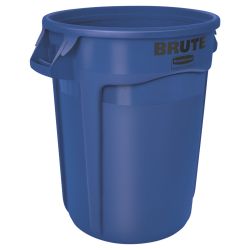 Rubbermaid ronde Brute container 121 ltr - blauw