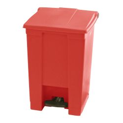 Rubbermaid Step-On Classic container 45 ltr - rood