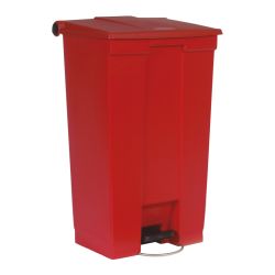 Rubbermaid Step-On Classic container 87 ltr - rood