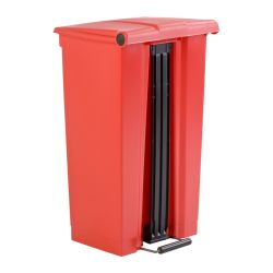 Rubbermaid Step-On Classic container 87 ltr - rood
