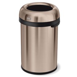 Afvalbak Bullet Open Top 115 ltr, Simplehuman rose goud