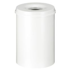 Vlamdovende papierbak 30 ltr - wit (RAL 9002)