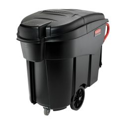Rubbermaid Mega Brute mobiele afvalverzamelaar - zwart