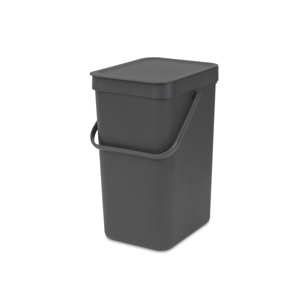 Brabantia afvalemmer Sort & Go 12 ltr - grijs