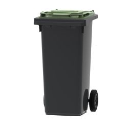 Mini-container 120 ltr - grijs/groen