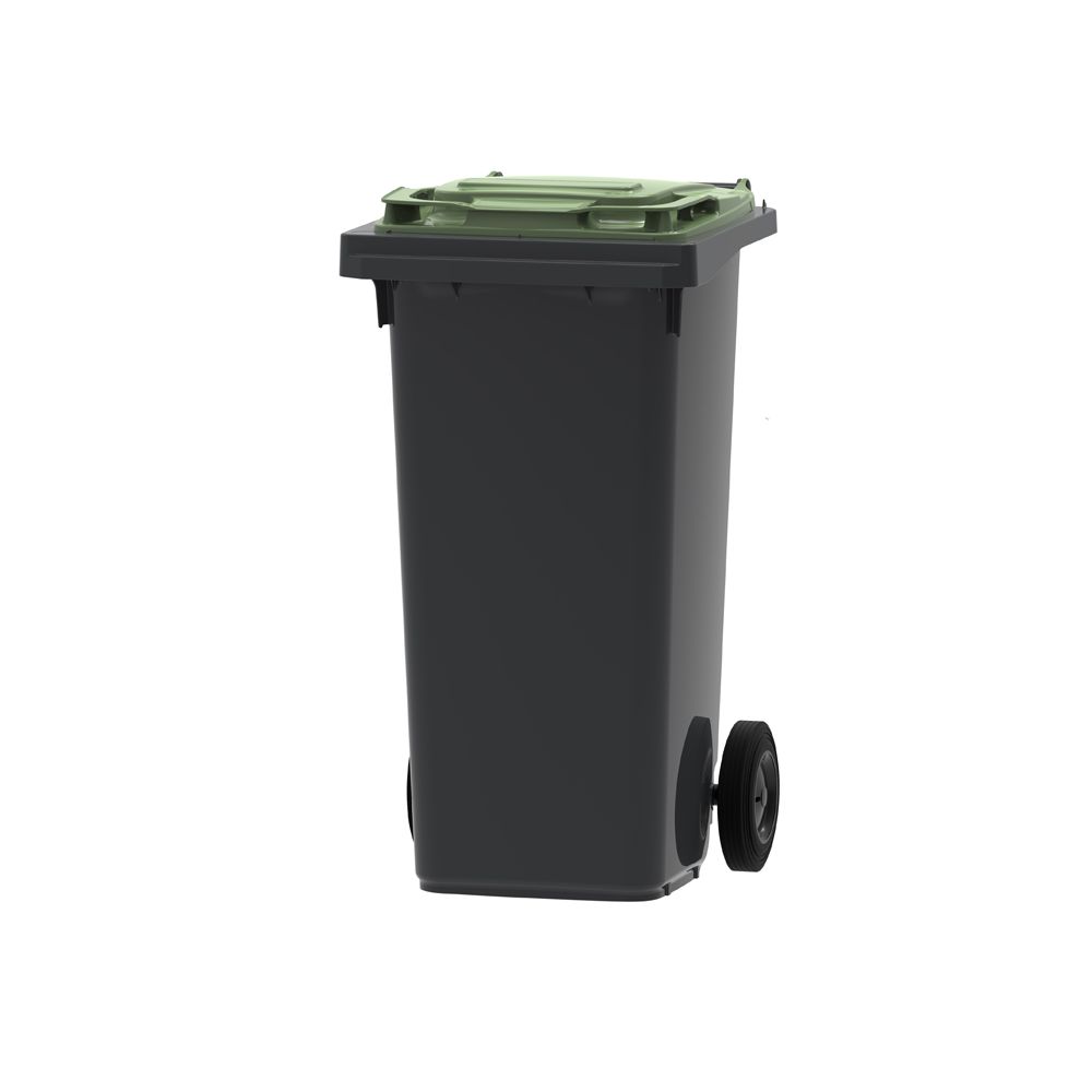 Mini-container 120 ltr - grijs/groen