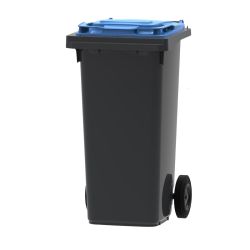 Mini-container 120 ltr - grijs/blauw